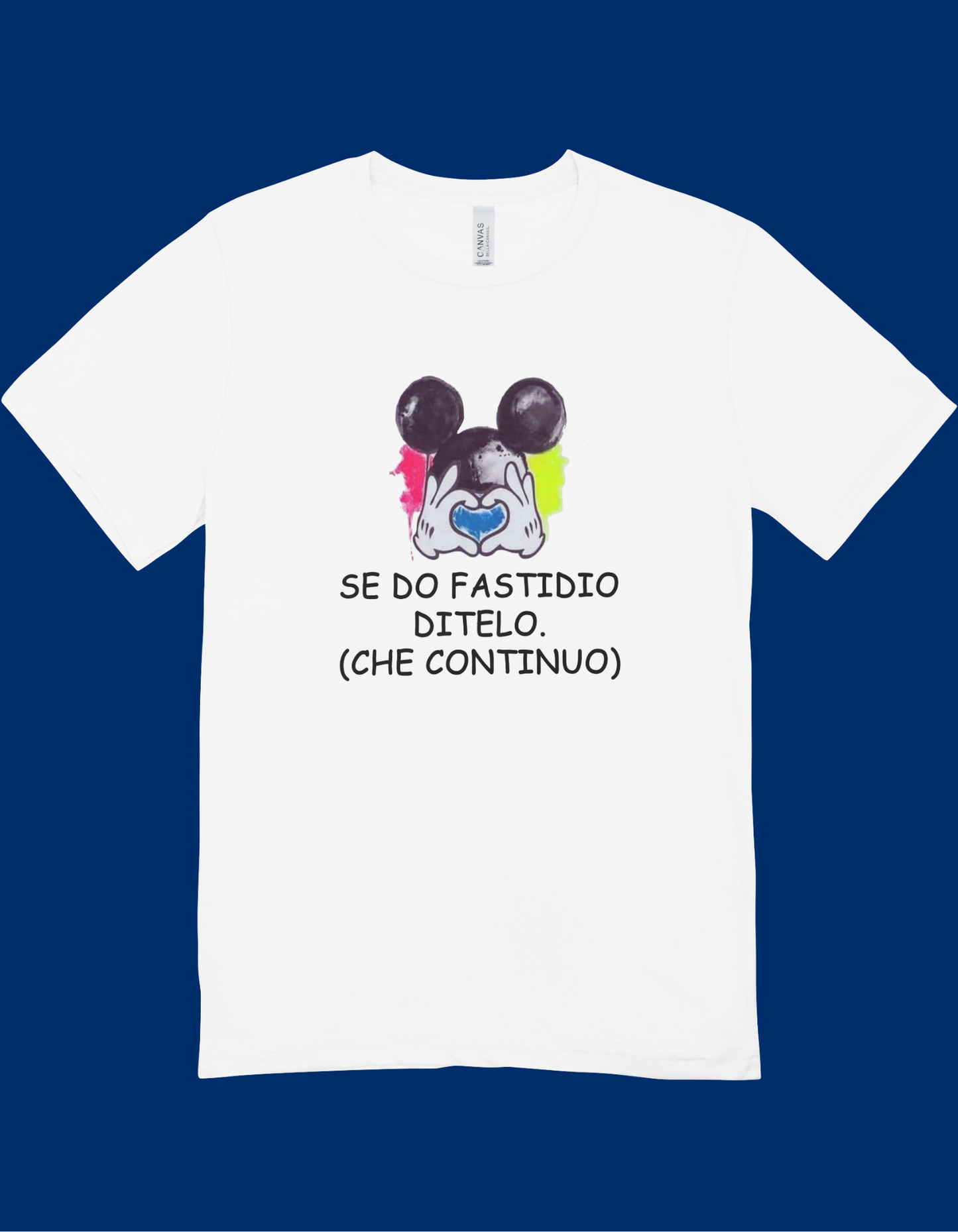 T-Shirt "Se do fastidio contino"