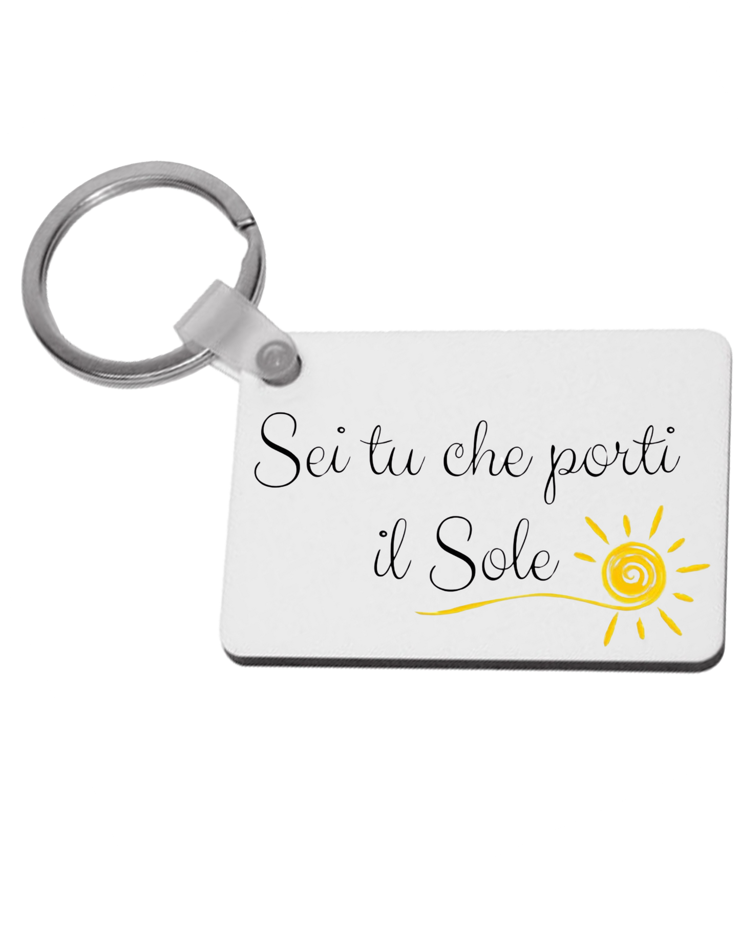 Portachiavi MDF "Porti il sole"