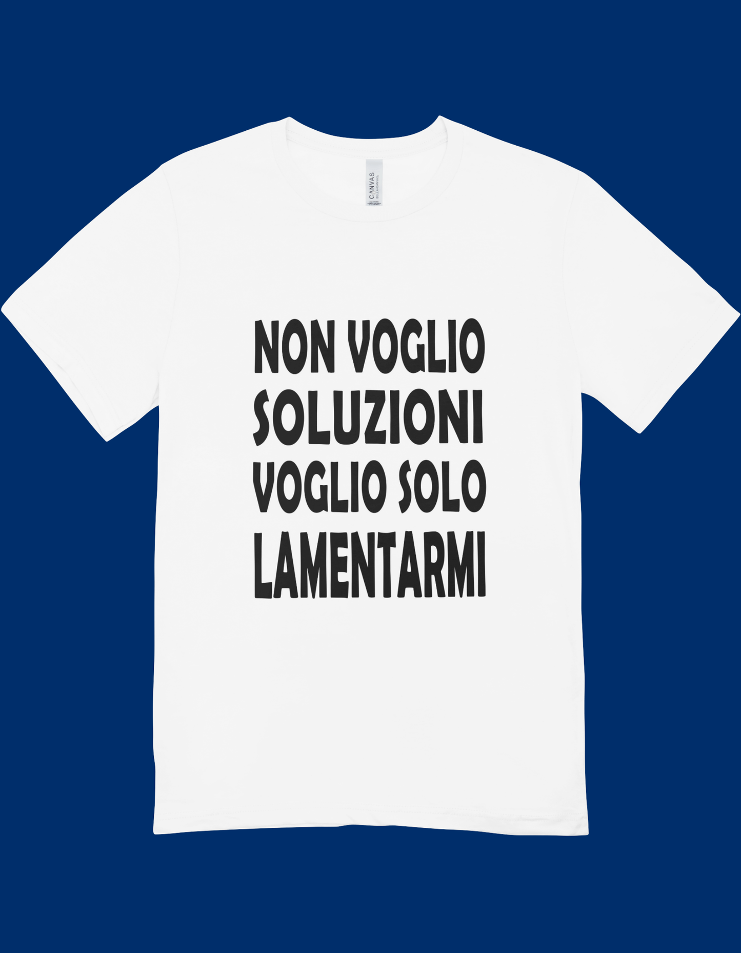 T-Shirt "Non voglio soluzioni"