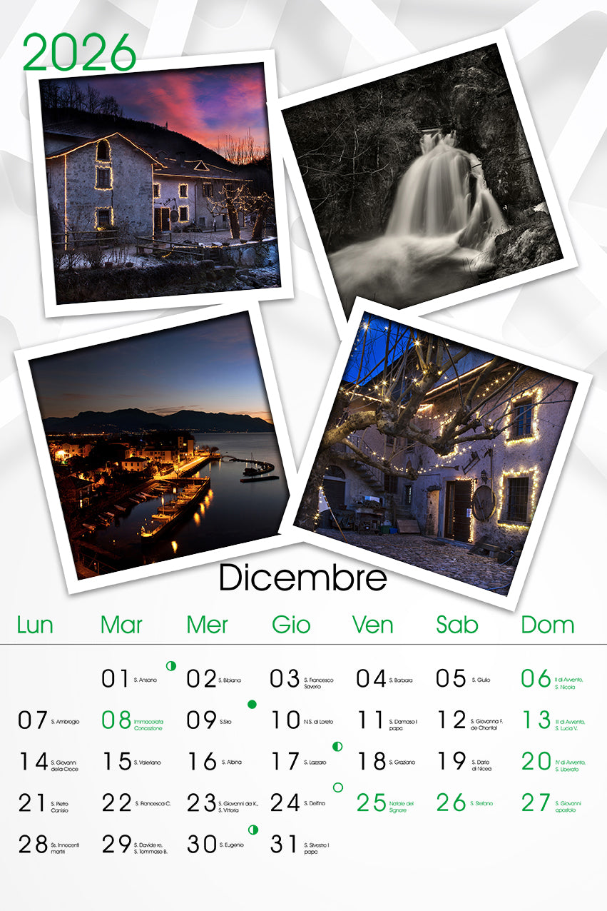 Calendari 12 mesi 30x45