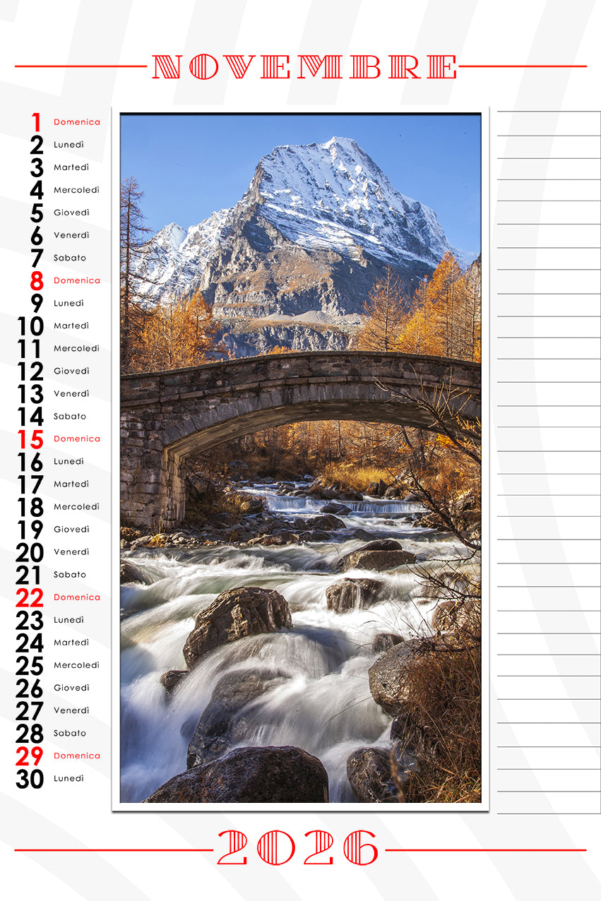 Calendari 12 mesi 30x45