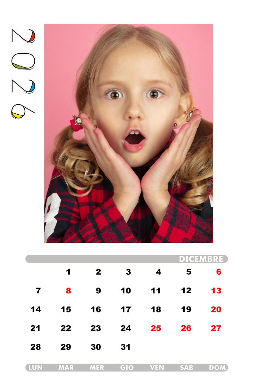 Calendari 12 mesi 30x45