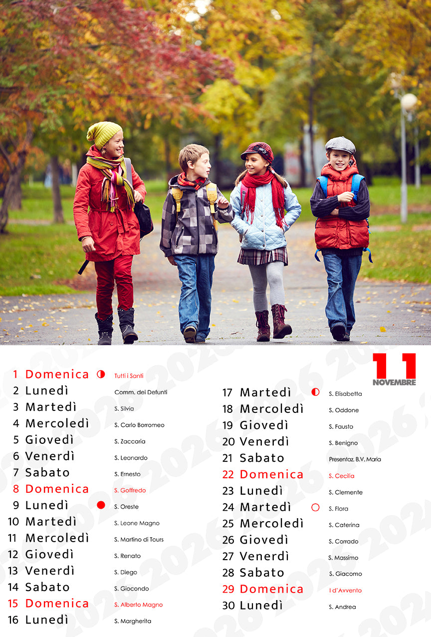 Calendari 12 mesi 30x45