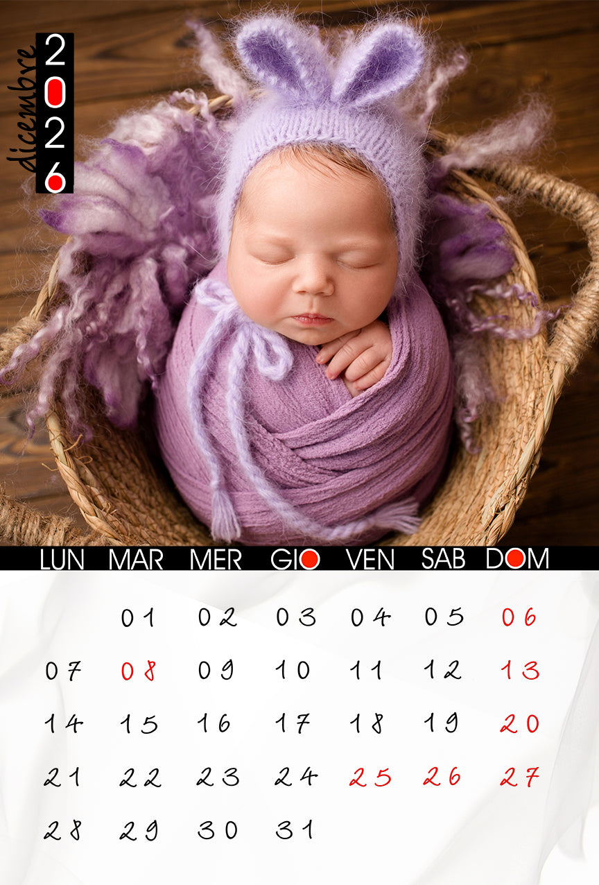 Calendari 12 mesi 30x45