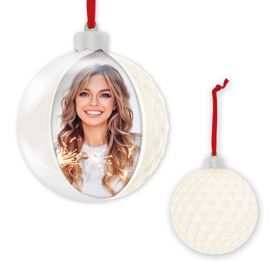 Palla di Natale Diamond con foto