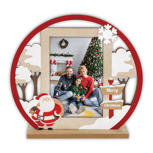 Cornice di Natale tonda
