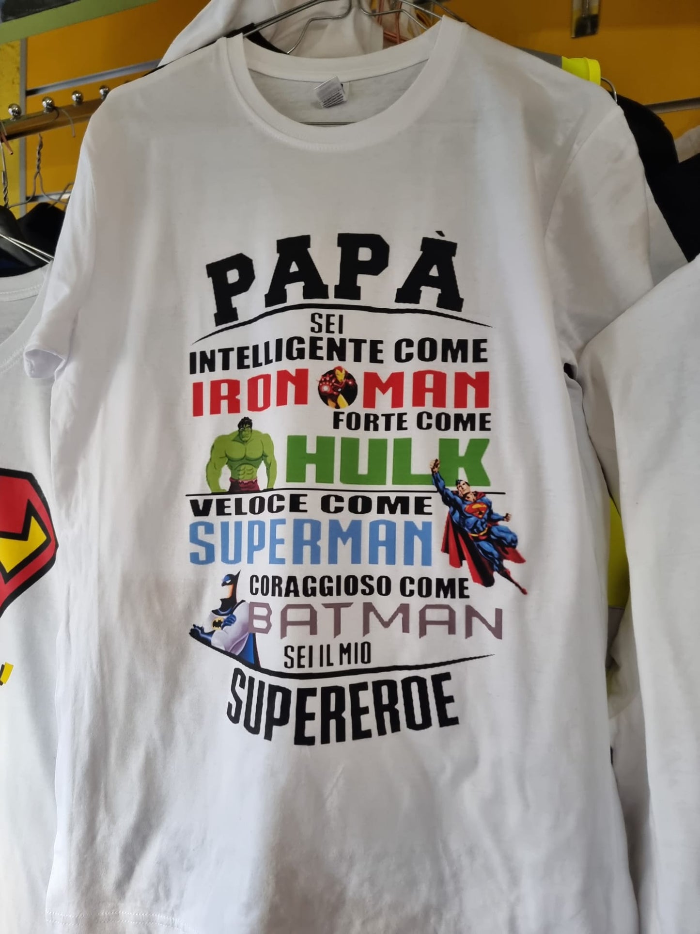 T-Shirt Papà Supereroe