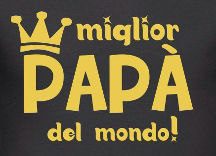 T-Shirt Miglior Papà del Mondo