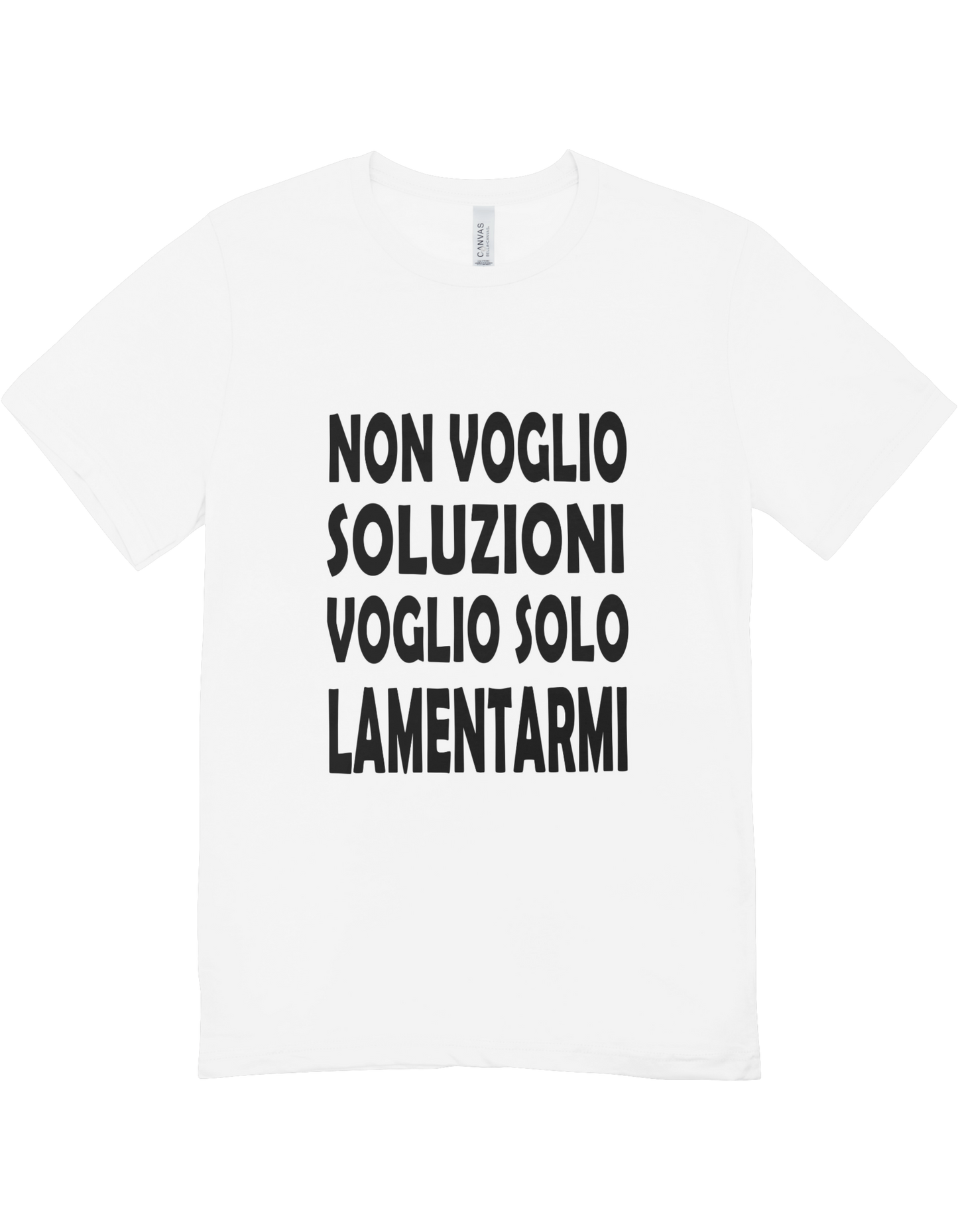 T-Shirt "Non voglio soluzioni"