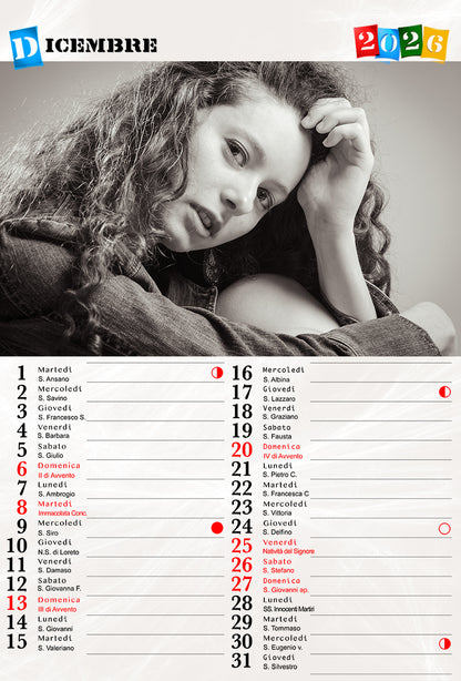 Calendari 12 mesi 20x30