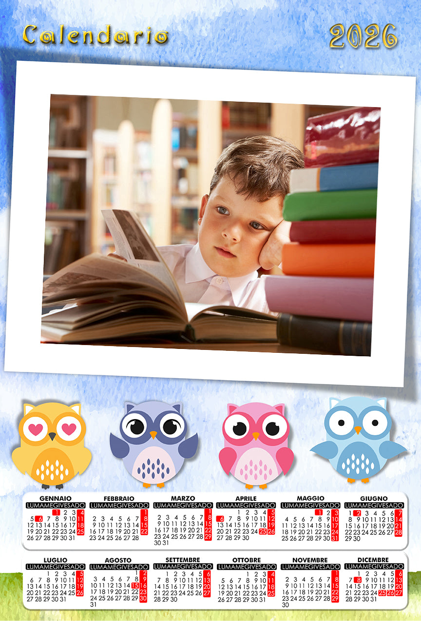 Calendari annuale 30x45 cm