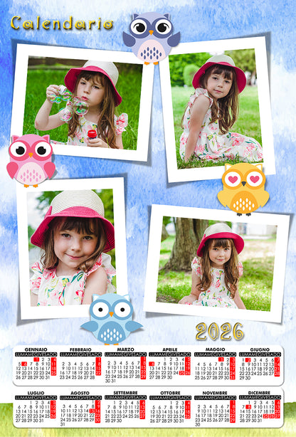 Calendari annuale 30x45 cm