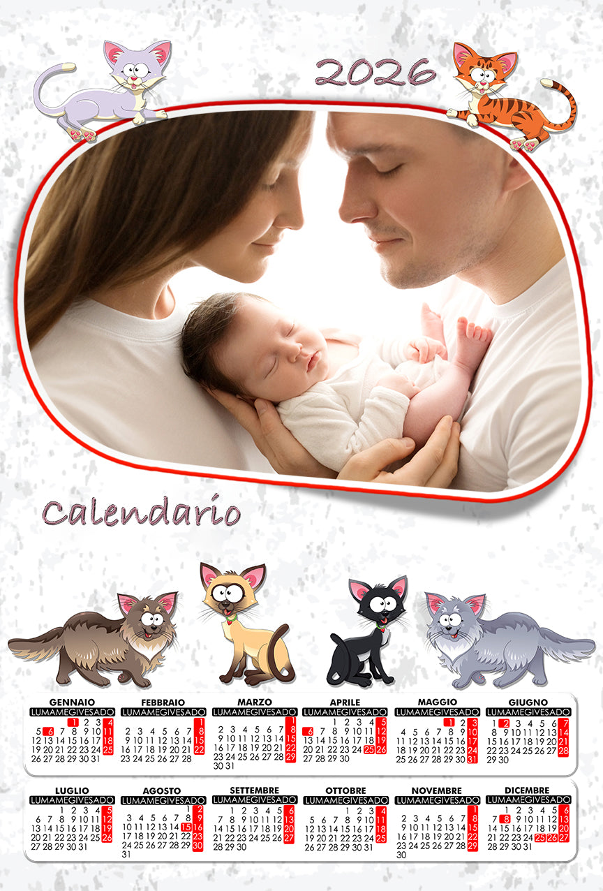 Calendari annuale 30x45 cm
