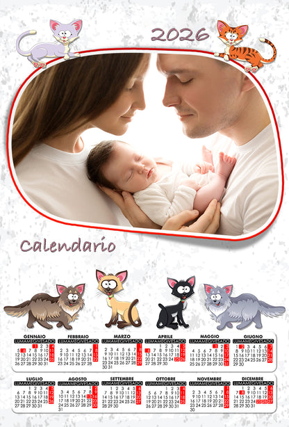 Calendari annuale 30x45 cm