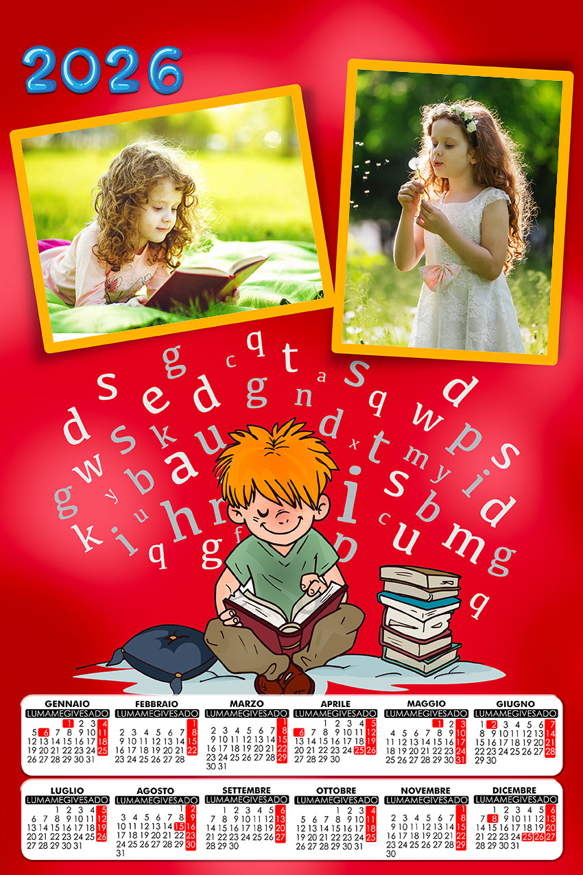 Calendari annuale 30x45 cm
