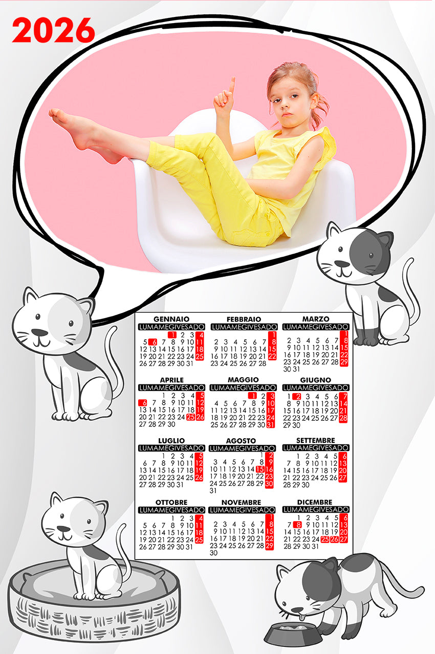 Calendari annuale 30x45 cm