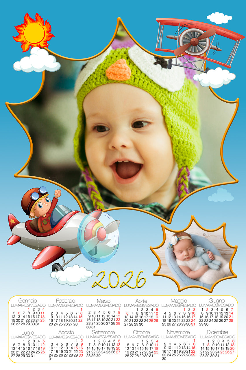 Calendari annuale 30x45 cm