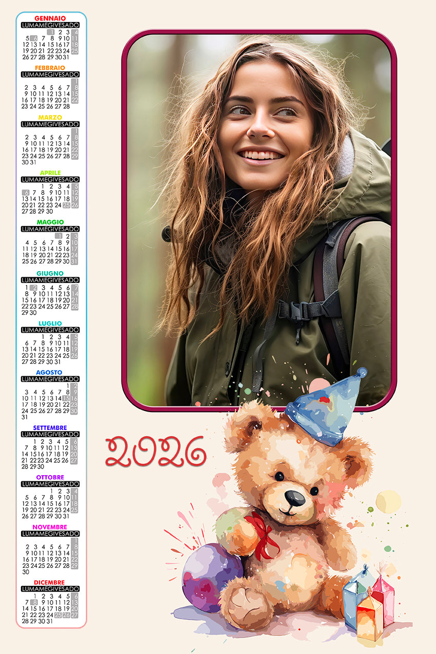 Calendari annuale 30x45 cm