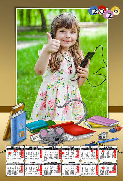Calendari annuale 30x45 cm