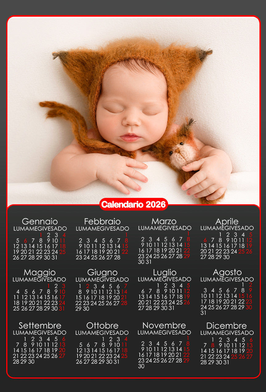 Calendari annuale 30x45 cm