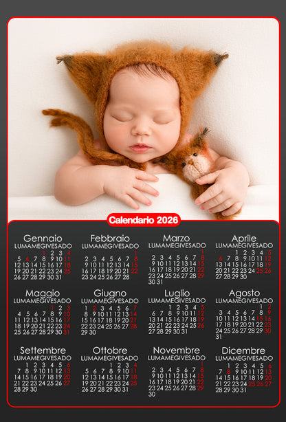 Calendari annuale 30x45 cm