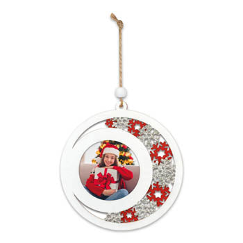 LK34W Decoro pallina bianca