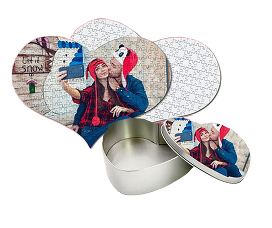 Puzzle cuore con scatoletta