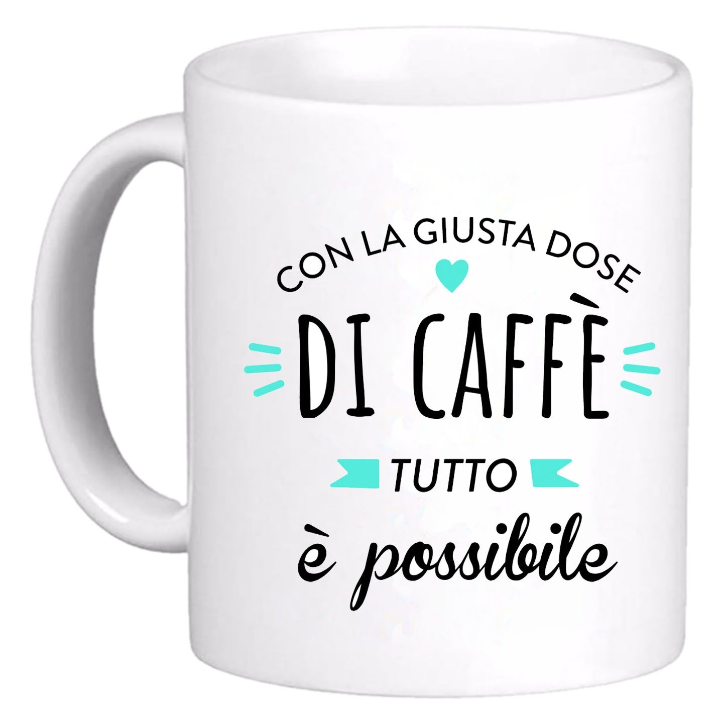 Tazza giusta dose di caffè